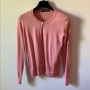 Dolce & Gabbana silk buttoned cardigan